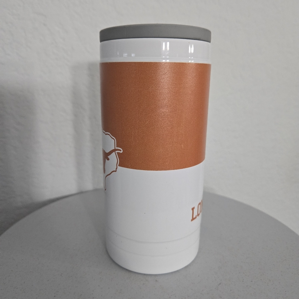 University of Texas Longhorns Collegiate Stainless Steel Koozie Coozie - Picture 5 of 12
